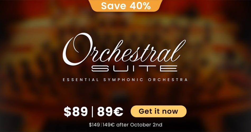 Save 40% on UVI Orchestral Suite, on sale for $89 USD