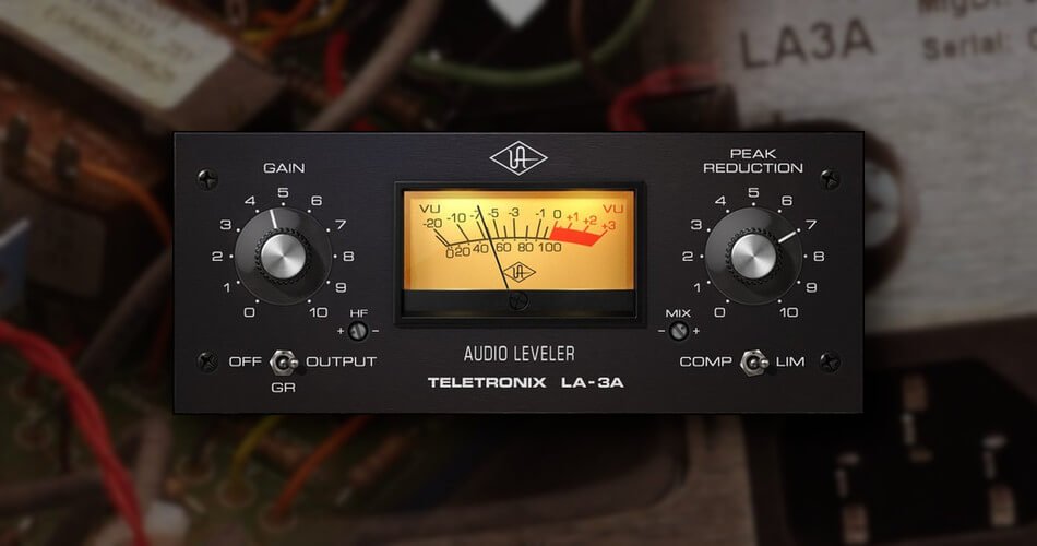Universal Audio launches Teletronix LA-3A Audio Leveler Native at 50% OFF