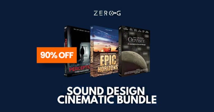 Zero G Sound Design Cinematic Bundle