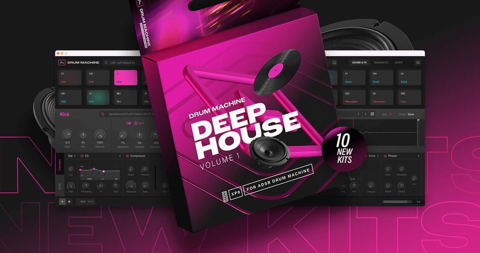 ADSR Deep House Drum Machine Expansion