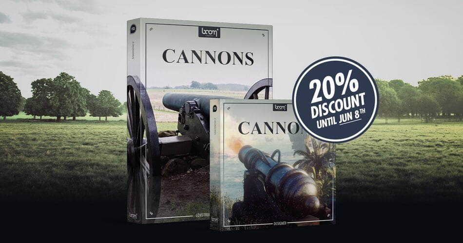 BOOM Library launches Cannons sound library at intro offer