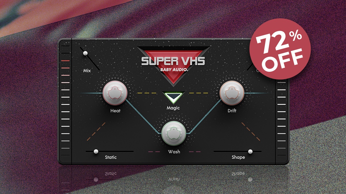 Super VHS 1980s Lofi Plugin by Baby Audio on sale for $19 USD