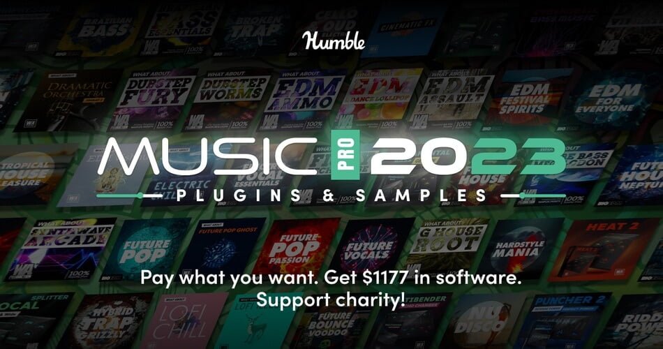Humble Bundle launches Music Pro 2023 Plugins & Samples Bundle
