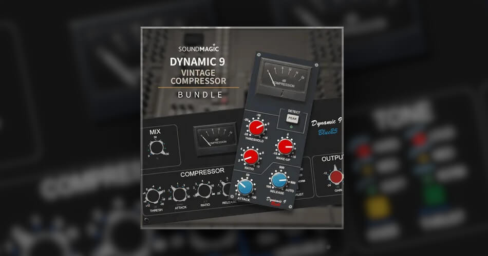 Dynamic 9 vintage compressor plugin suite by Sound Magic