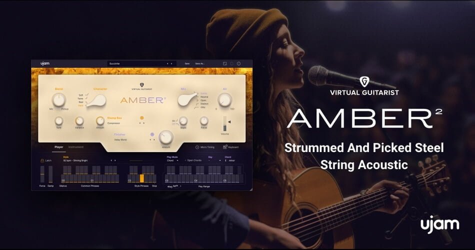 UJAM launches Virtual Guitarist Amber 2 at intro offer