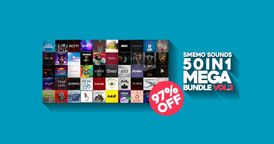 Save 97% on 50-in-1 Mega Bundle Vol. 2 by Smemo Sounds