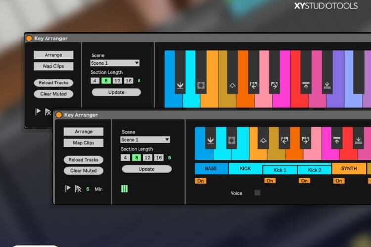 Key Arranger Max for Live device by XY StudioTools