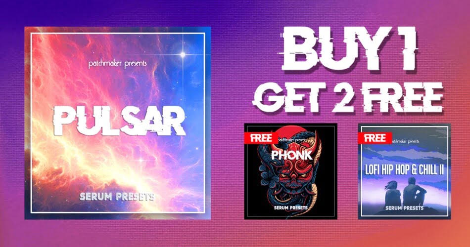Save 70% on PULSAR soundset for Serum + 2 Bonus Packs