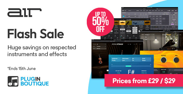 Save up to 50% on AIR OPx-4 FM, Stage Piano, Studio Strings & more