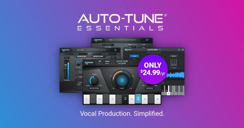 Antares launches Auto-Tune Essentials vocal production plugins