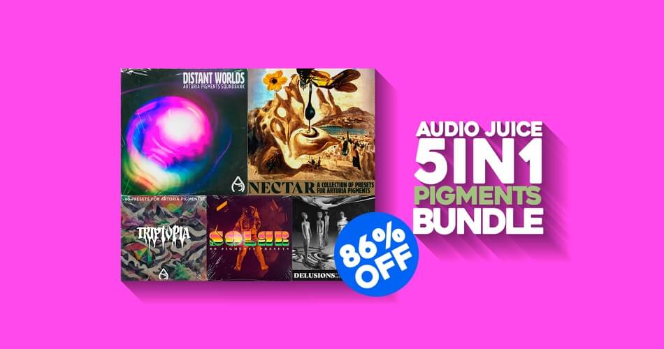 Save 86% on 5-in-1 Pigments Bundle by Audio Juice
