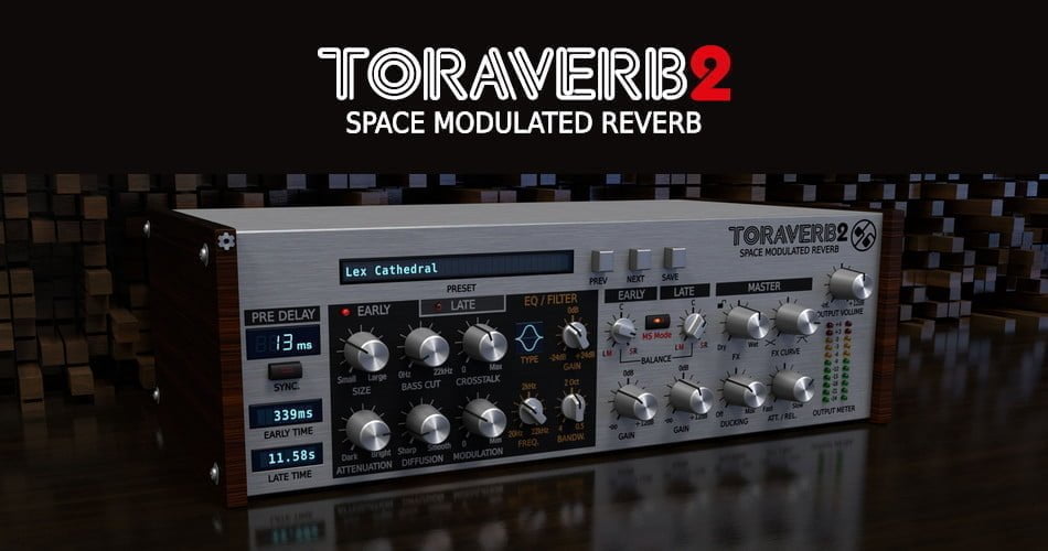 Save 40% on Toraverb 2 reverb plugin by D16 Group