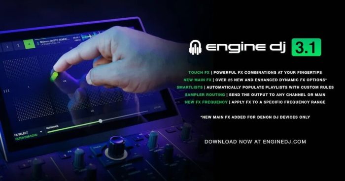 Engine DJ 3.1 update