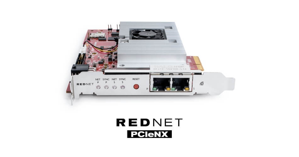 Focusrite announces RedNet PCIeNX ultra-low latency, high-channel-count PCIe Dante interface
