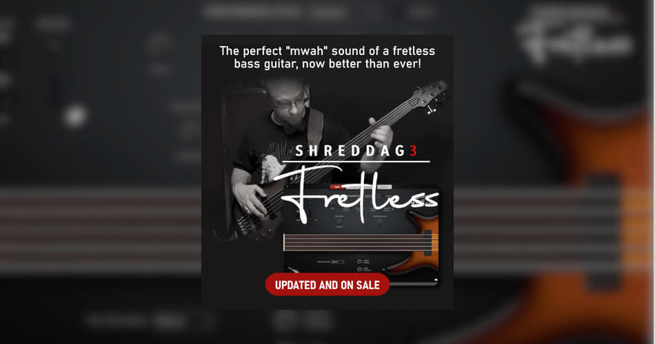 Impact Soundworks updates Shreddage 3 Fretless, on sale at 30% OFF