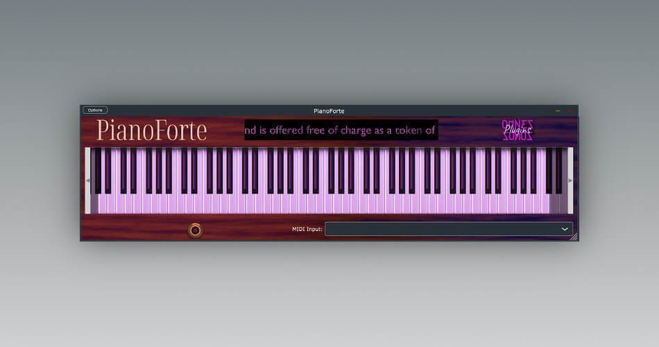 Piano Forte free virtual instrument by Omnes Sonos