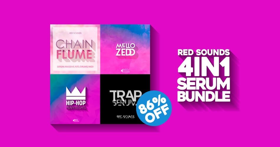 Red Sounds 4-in-1 Serum Bundle on sale for $11.95 USD