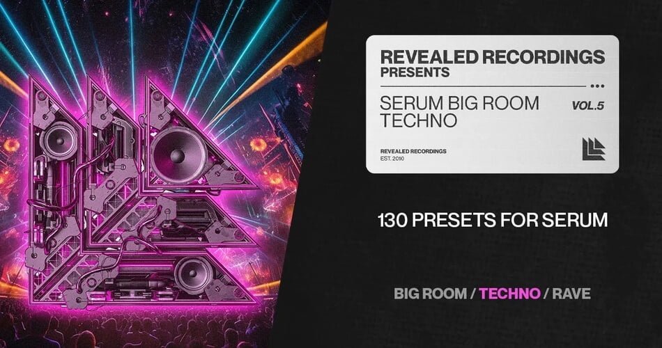 Alonso Sound launches Revealed Serum Big Room Techno Vol. 5