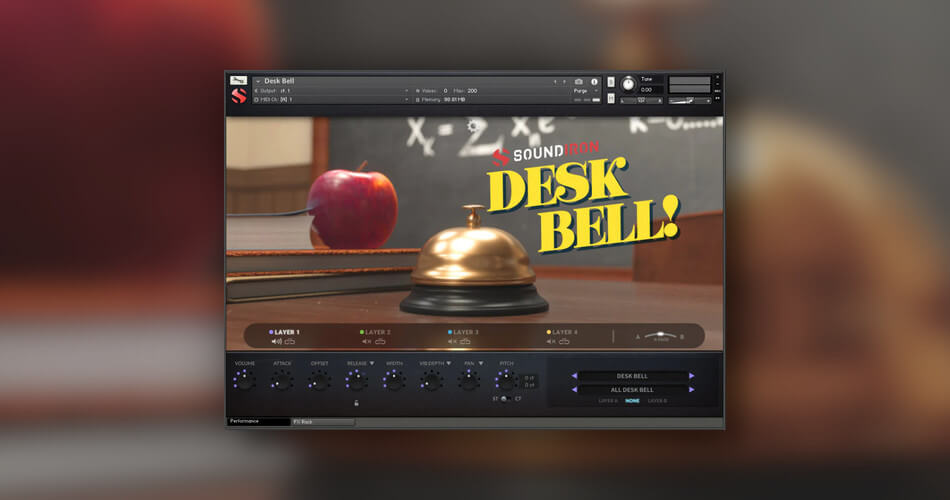 Soundiron updates free Desk Bell library, now for Kontakt 7 Player