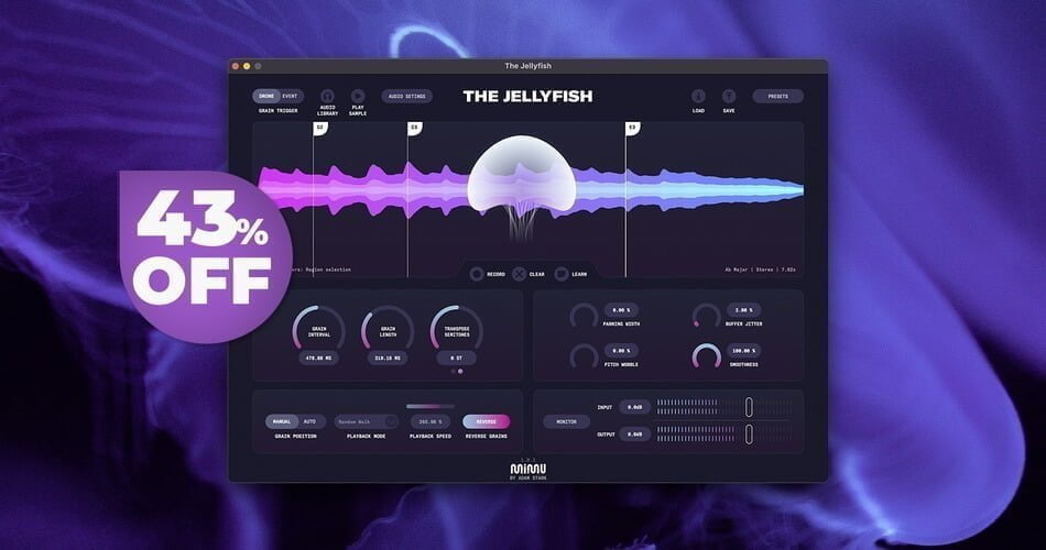 Save 43% on The Jellyfish live-input granular dream machine
