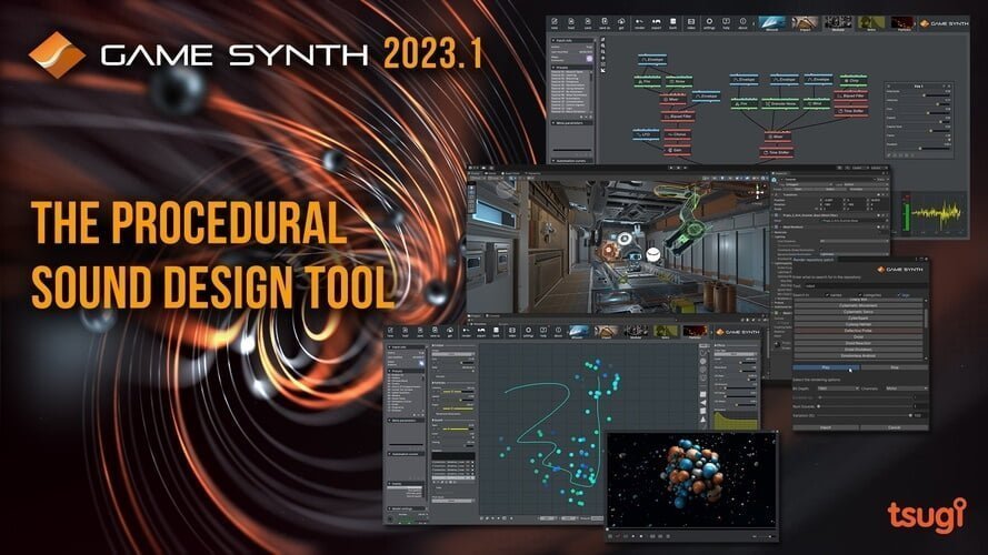 Tsugi releases GameSynth 2023 sound design software for Windows