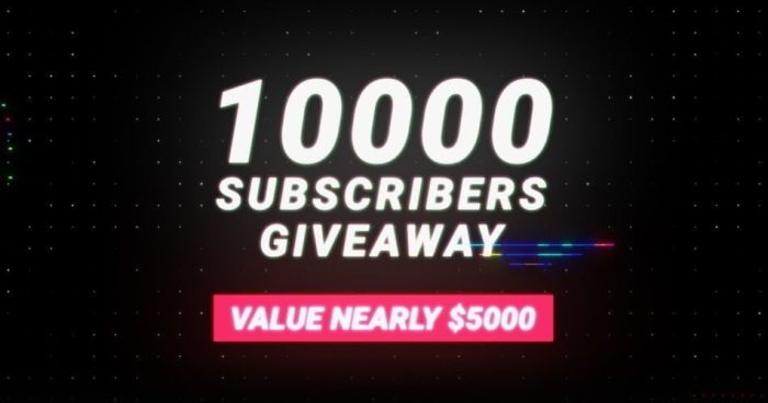 UJAM 10000 subs giveaway