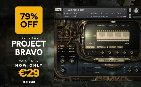 Save 79% on Project Bravo for Kontakt by Hybrid Two