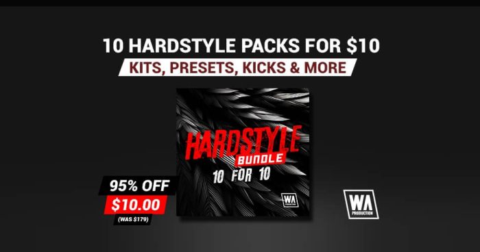 WA Production Hardstyle 10 for 10