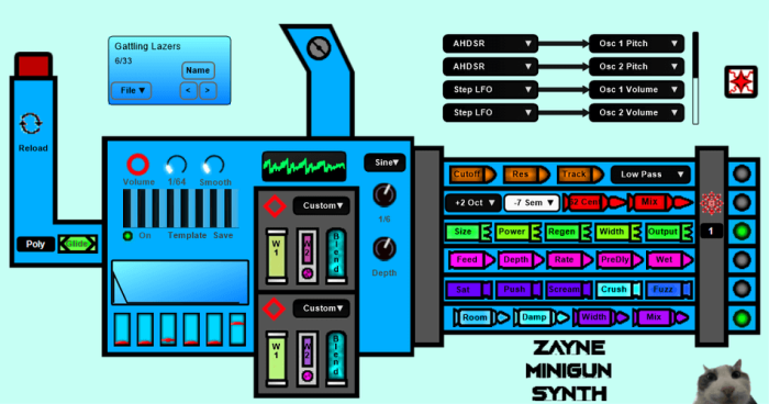 Zayne Minigun Synth