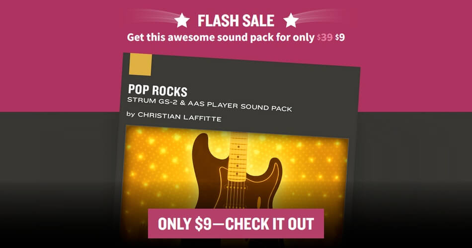 Flash Sale: Save 75% on Pop Rocks sound pack by Applied Acoustics Systems
