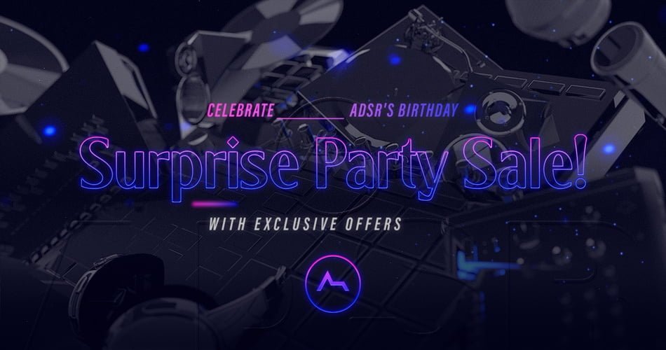 ADSR Surprise Party Sale Extended: Save up to 88% on plugins & sound packs