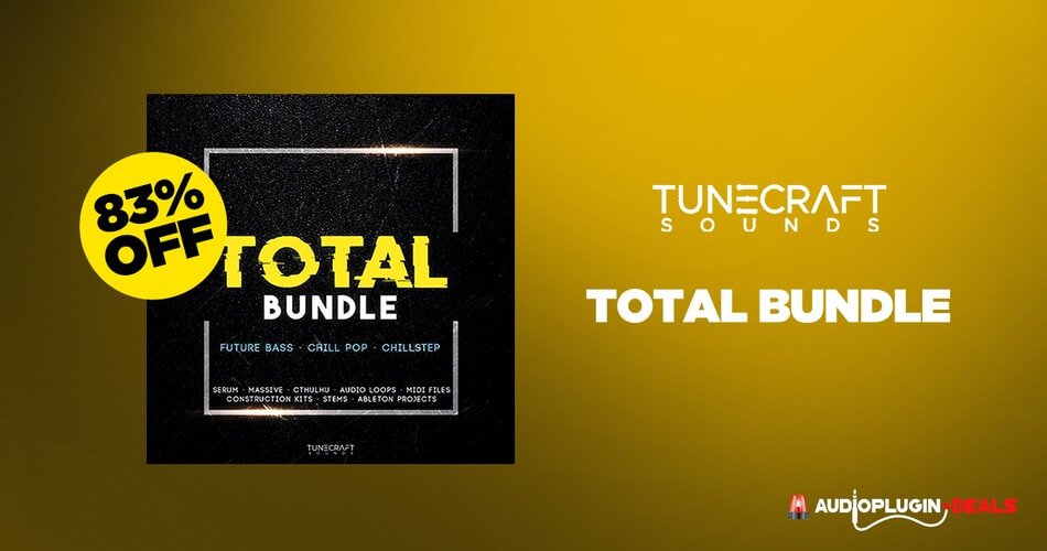 Save 83% on Total Bundle by Tunecraft Sounds