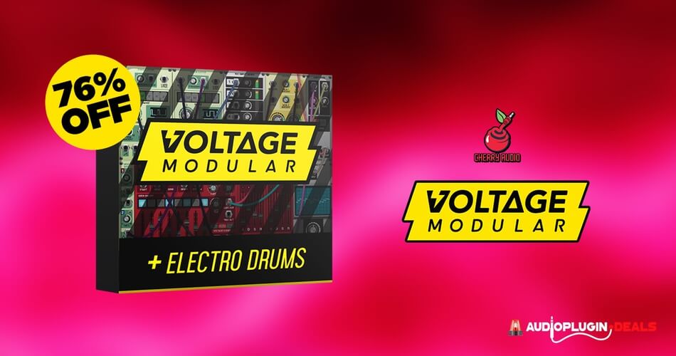 Save 76% on Voltage Modular Core + Electro Drums Bundle by Cherry Audio