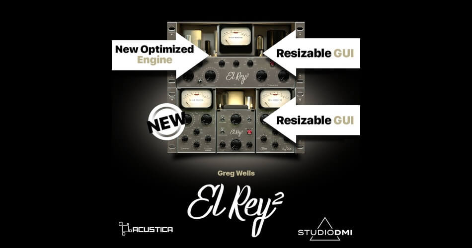 Acustica Audio releases El Rey 2 compressor and Fire The Ash