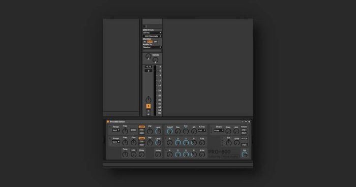 Blind Audio Pro 800 Editor