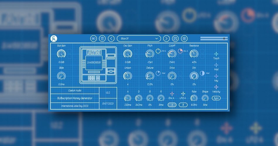 SUBscription: Free synthesizer plugin by Caelum Audio