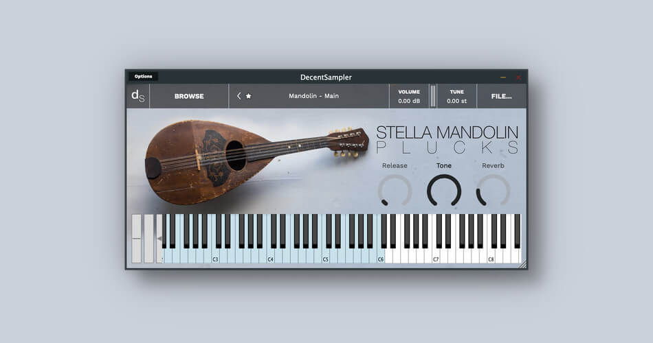 Stella Mandolin & Warps free library for Decent Sampler