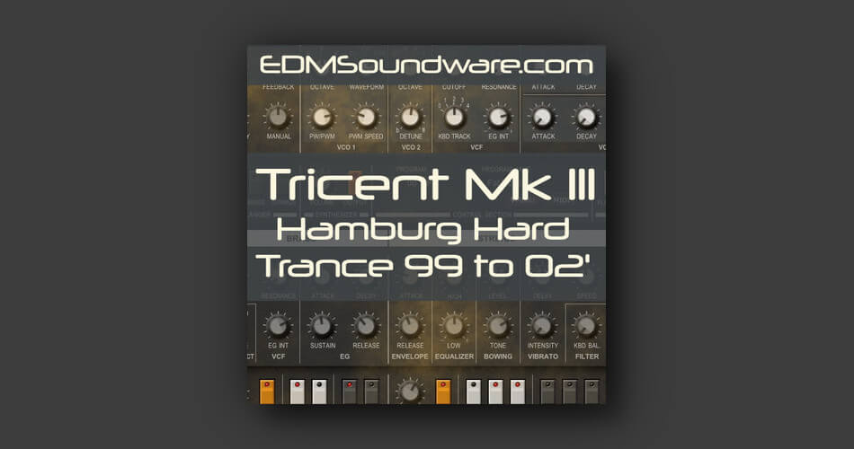 Edmsoundware releases free Tricent Mk III Hamburg Hard Trance 99-02 Soundpack