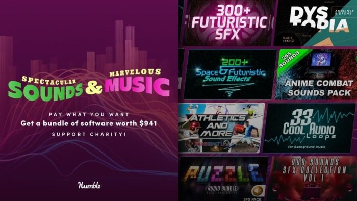 Humble Bundle Spectacular Sounds Marvellous Music