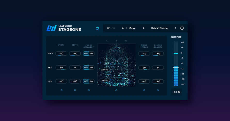 Leapwing Audio launches StageOne 2 width & depth effect plugin