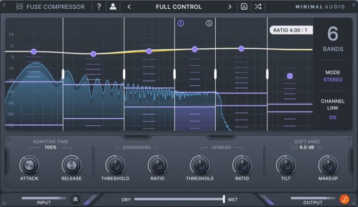 Minimal Audio Fuse Compressor