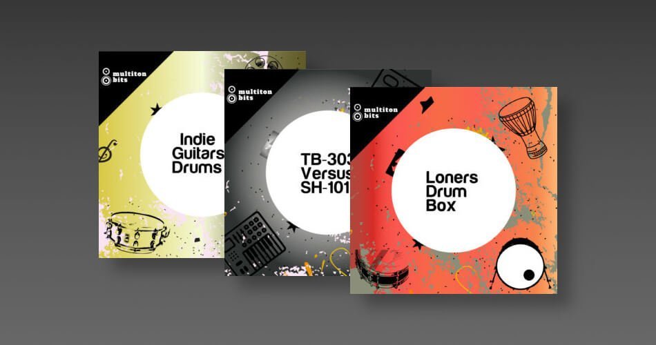 Multiton Bits releases TB-303 Versus SH-101, Loners Drum Box & Indie Guitars Drums