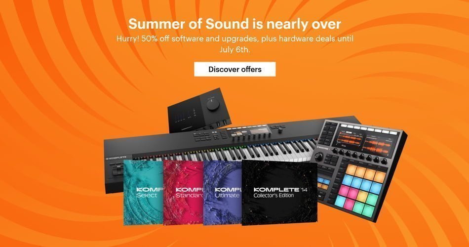 Last Chance: Get 50% OFF in Summer of Sound at Native Instruments