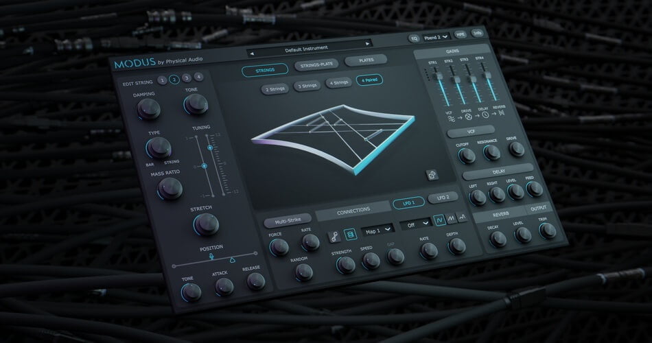 Modus physical modeling synthesizer by Physical Audio