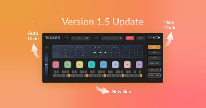 Pitch Innovations Fluid Chords 1.5 update