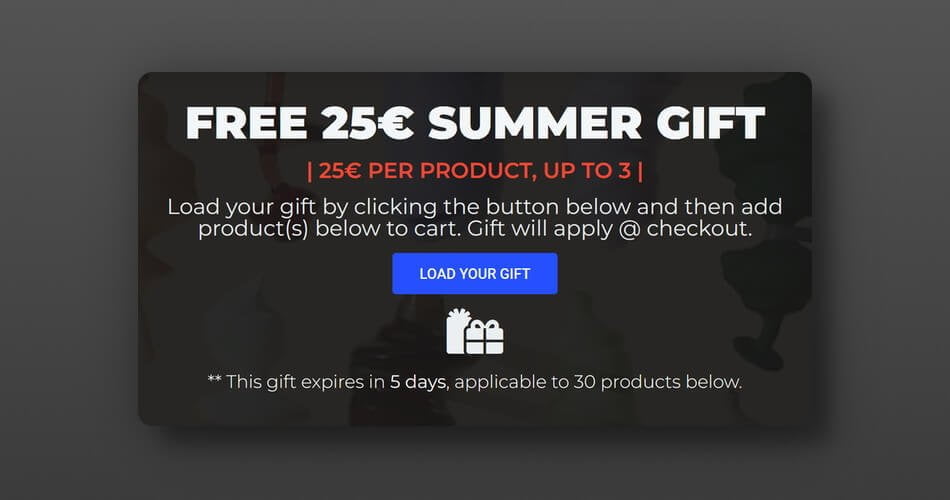 Rast Sound offers Free 25€ Summer Gift
