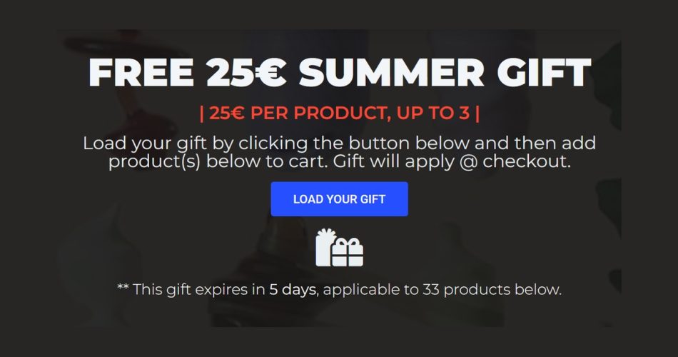 Rast Sound offers Free 25€ Summer Gift