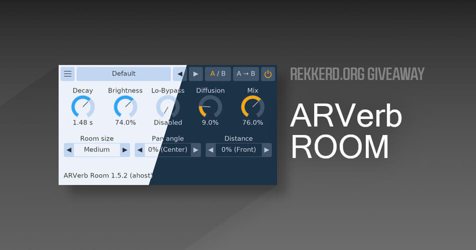 Giveaway Contest: ARVerb Room reverb effect plugin