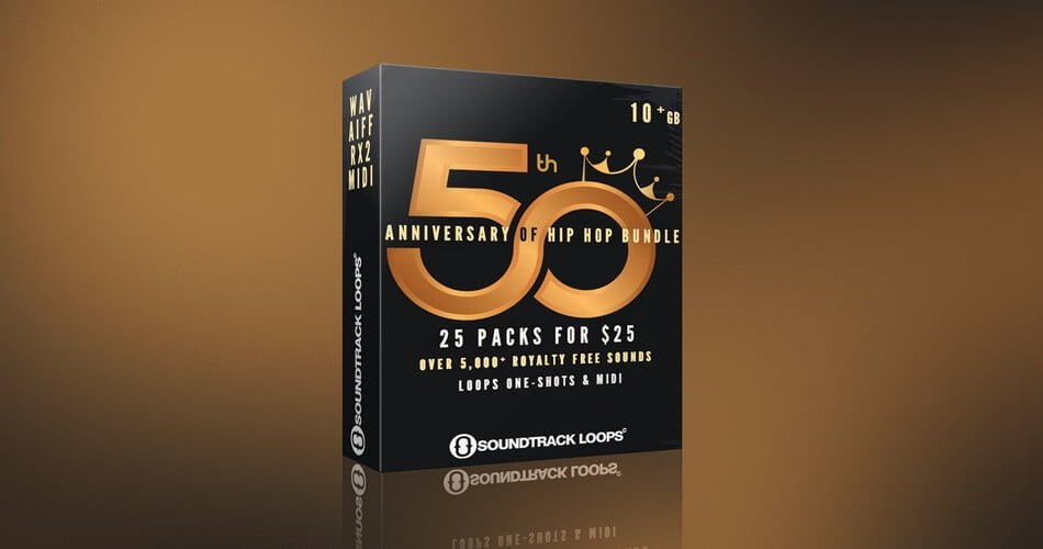 50th Anniversary of Hip Hop Bundle: 25 packs for $25 at Soundtrack Loops