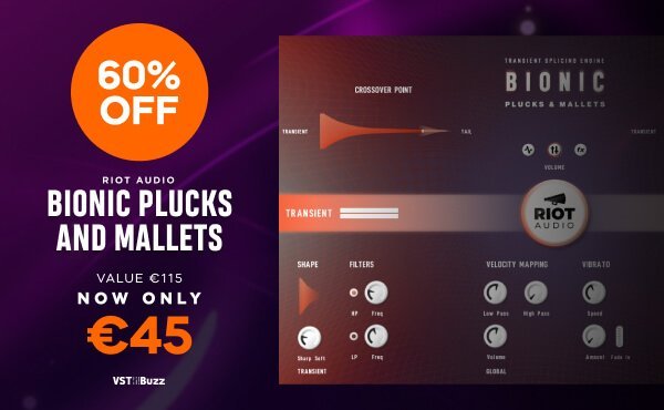 Save 60% on Bionic Plucks & Mallets for Kontakt by Riot Audio